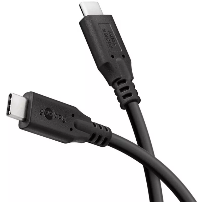 Goobay 74193 USB kabelis, melns