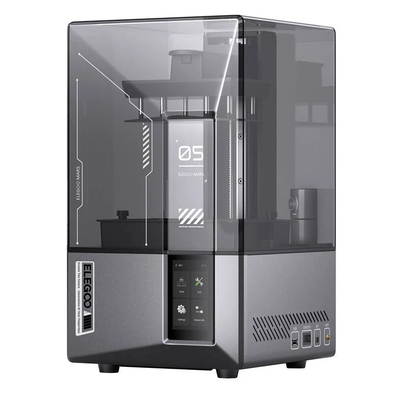 Sveķu 3D printeris Elegoo Mars 5 Ultra 4K izšķirtspējas LCD (modelis 50.101.013300)