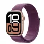 Watch Series 10 GPS 42 mm Rožu zelta alumīnija korpuss ar Plūmju sporta cilpu
