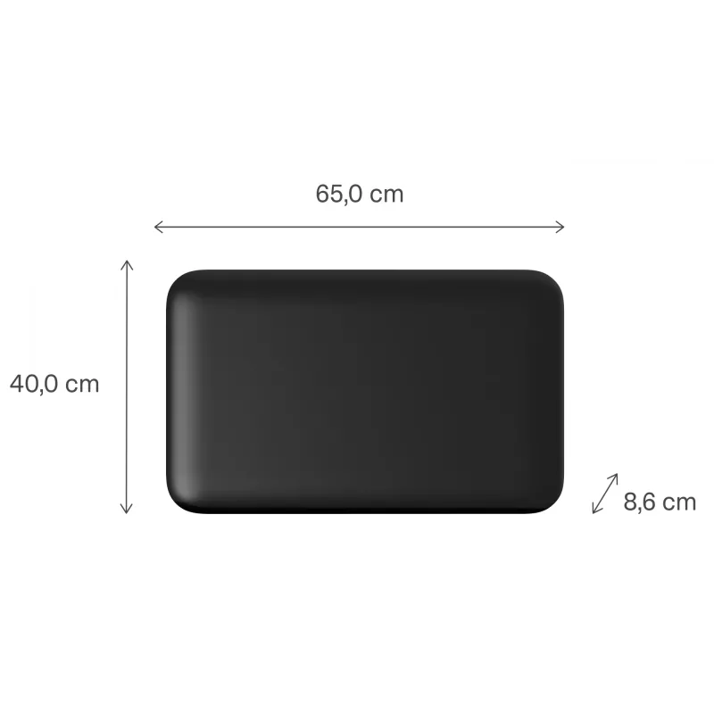 Mill Invisible Smart WiFi paneļu sildītājs | PA700WIFI4B | Paneļu sildītājs | 700 W | Piemērots telpām līdz 9-12 m² | Melns | IPX4