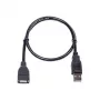 USB 2.0 kabelis extra digital KD00AS1210, A sieviešu uz A vīriešu, 0,5 m