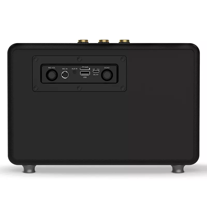 Pārnēsājams stereo skaļrunis TRACER M45 melns — Bluetooth 5.0, 45 W RMS, FM radio, iebūvēts mikrofons, bateriju darbināms