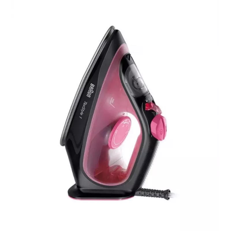 Braun TexStyle 1 Dry & Steam gludeklis Keramikas zole 2000 W Melna, violeta