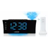 Blaupunkt CRP81USB radio modinātājs ar projekciju un USB uzlādi, melns