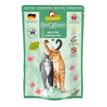 GRANATAPET DeliCATessen Brieža gaļa - mitrā kaķu barība - 85g