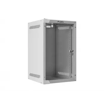 Sienas stiprinājuma statīvs LANBERG WF10-2309-10S 9U, 280×310×469 mm, 20 kg ietilpība, pelēks