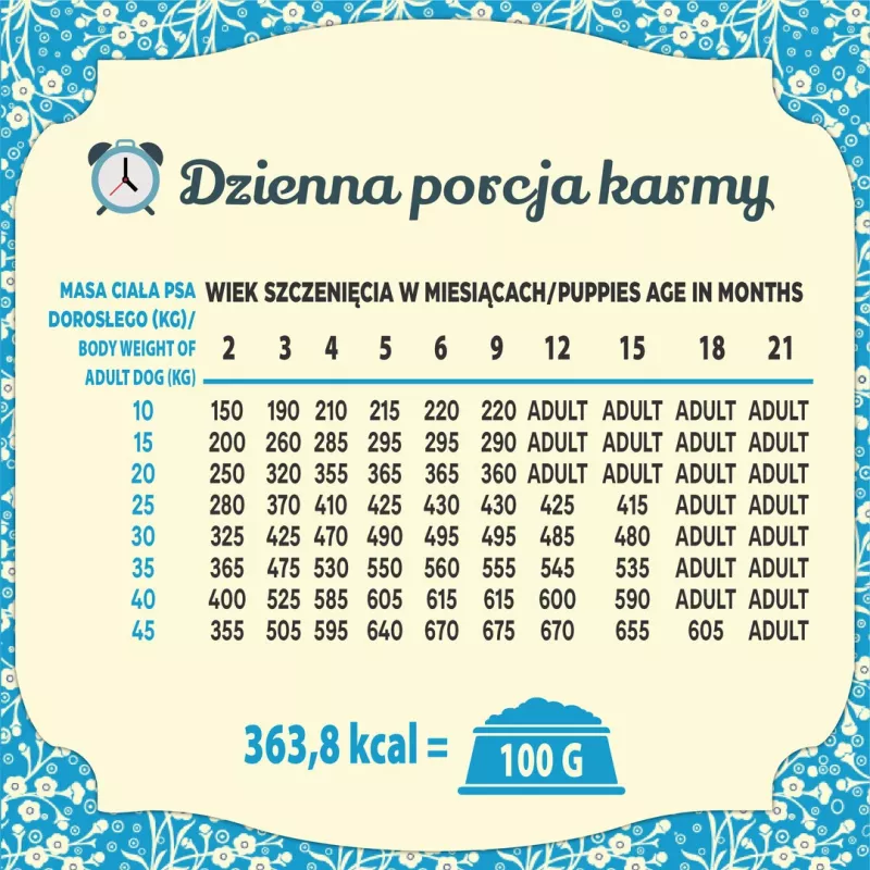 FOLK Junior vidējām un lielām šķirnēm Maiga maltīte kucēniem ar trusi, teļa gaļu un burkānu - sausā suņu barība - 10 kg