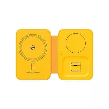 Bezvadu lādētājs 3-in-1 WEKOME MagSafe + spogulis (bezvadu, 3-in-1)