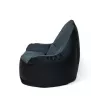 Sako Boss Melns-graphite bag pouffe XXL 140 x 90 cm