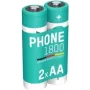 Ansmann ANS 1312-0038 - Dect NiMh akumulators AA Mignon 1600 mAh 2 gab. - Akumulators - Mignon (AA) (1312-0038)