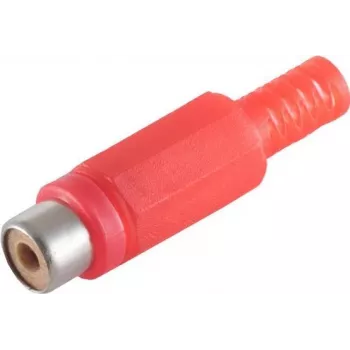 RCA stieples savienotājs, sarkans, ShiverPeaks BS51500-R