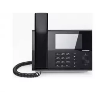 IP232 IP telefons melns ar POE barošanas avotu (pēc izvēles)
