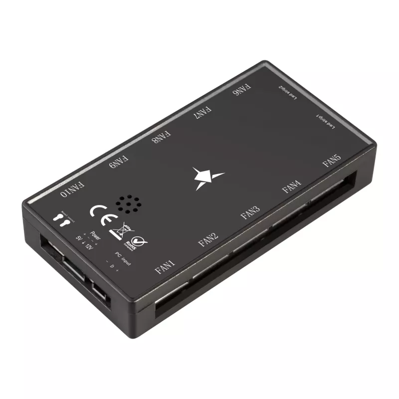 Korpusa ventilatoru komplekts White Shark Nebula-2 Melns — ARGB 120 mm ventilatori (komplekts)