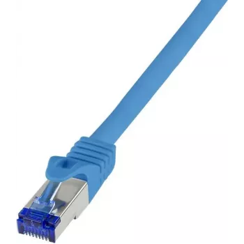 Logilink Professional Ultraflex - Patch-Cable - RJ-45 (M) uz RJ-45 (M) - 0,25 m - 6 mm - S/FTP - Cat.7 Raw Cable (Cable) / CAT 6a (Ports) - Bezhalogēns, Liets, Bezķēdes - Zils, R