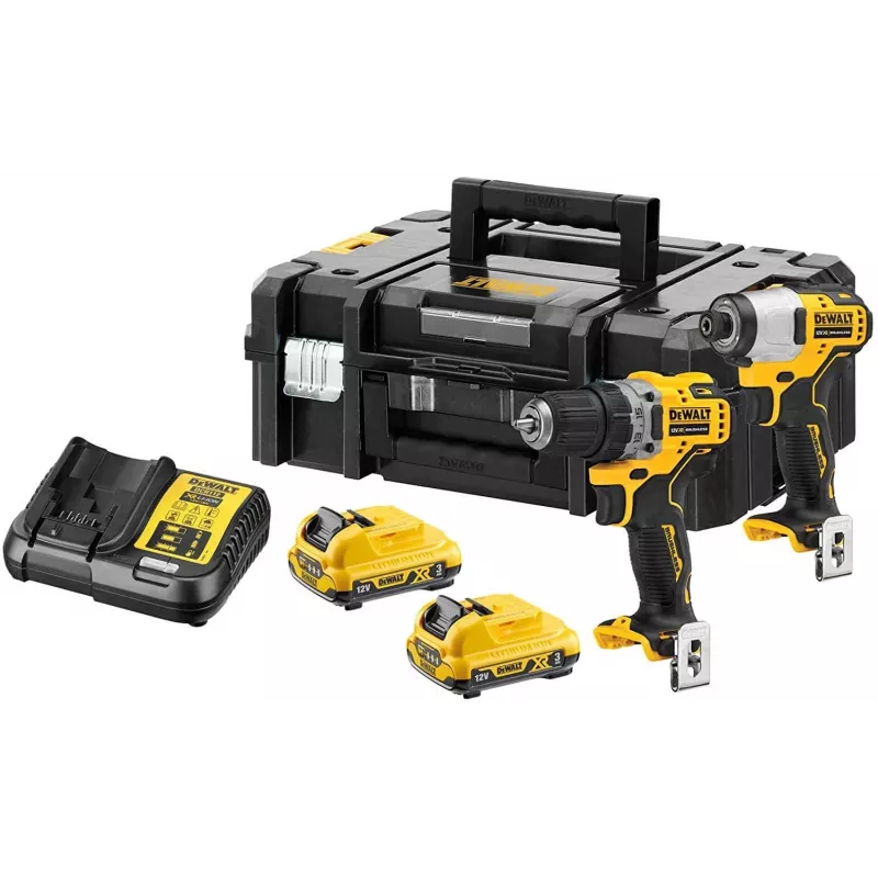 DeWALT DCK2110L2T-QW elektriskais skrūvgriezis/trieciengriezis Melns, Dzeltens