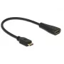 HDMI kabelis DeLOCK 0,23 m mini-HDMI/HDMI