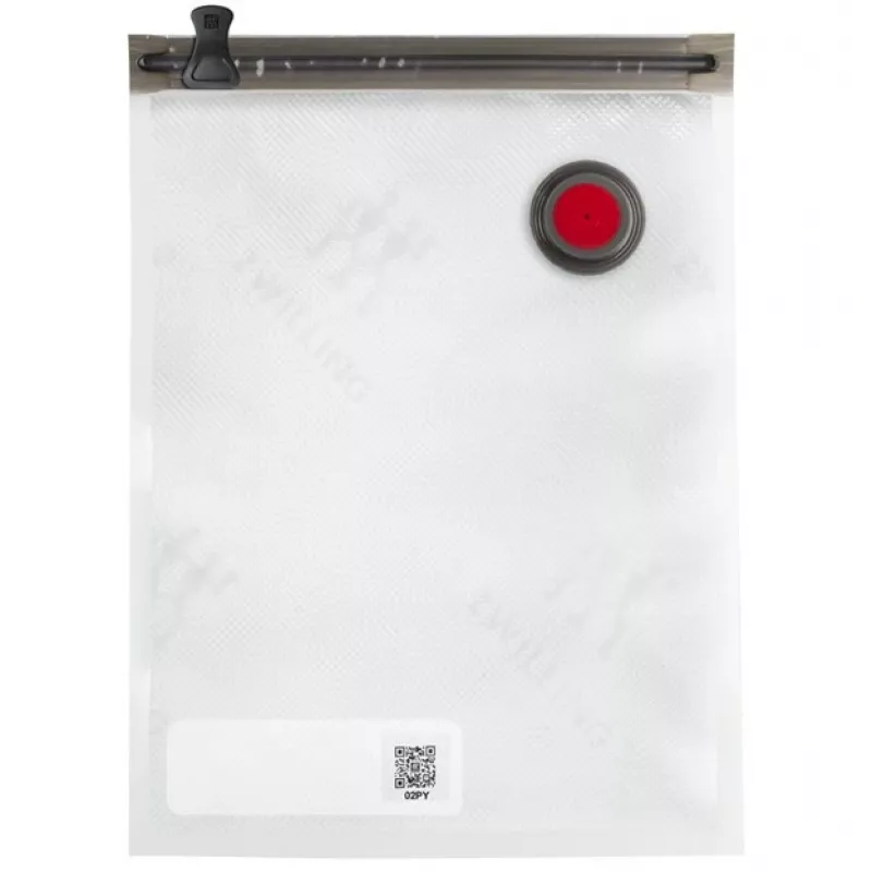 Vakuumēšanas kastes ZWILLING 36807-007-0, plastmasas taisnstūrveida pārtikas trauks, 1,1 l & 2,3 l, hermētiski noslēdzams vāks, noņemams, caurspīdīgi balts