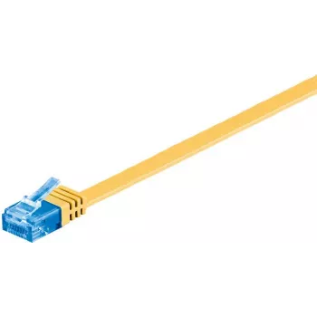 Tīkla kabelis Goobay RJ-45 CAT6a 0.5m dzeltens