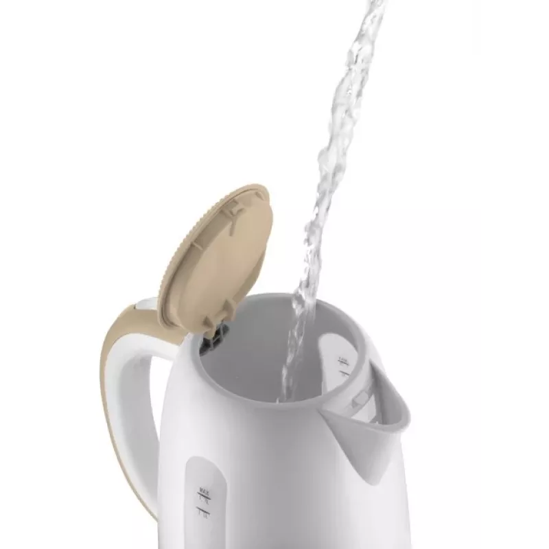 Elektriskā tējkanna Concept Solution RK2331 — 1,7 L, 2200 W, bēša/balta