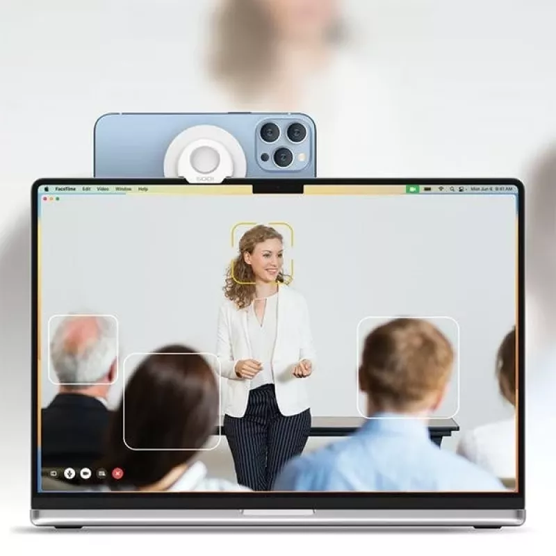 Induktīvais turētājs MacBook MagSafe melns