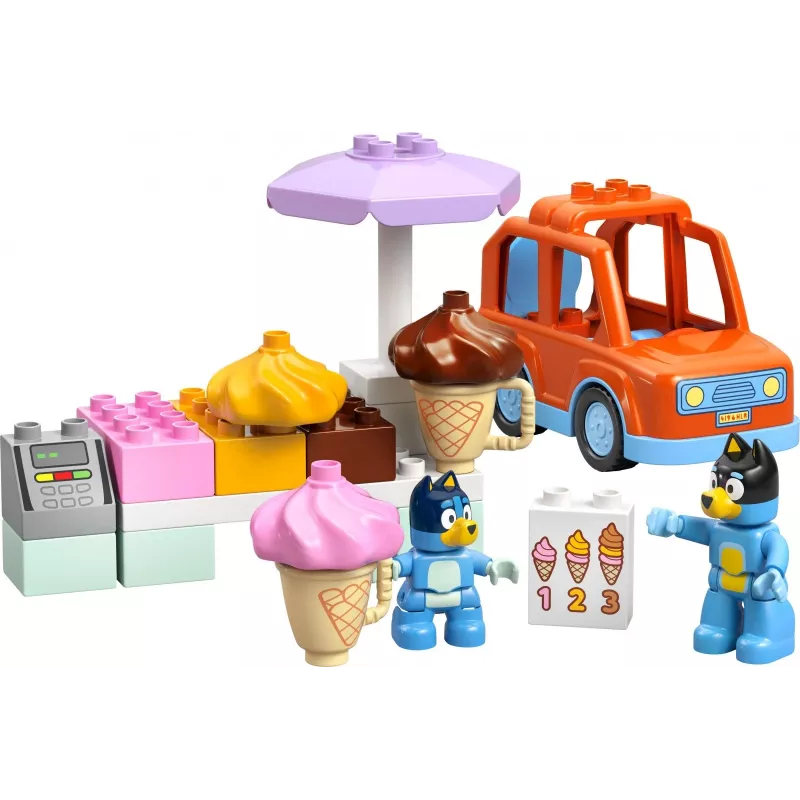 LEGO BLUEY 10458 Saldējuma ceļojums ar Bluey
