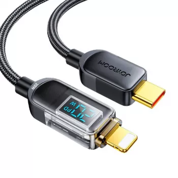 USB-C uz Lightning kabelis Joyroom S-CL020A4 20 W, 1,2 m, melns