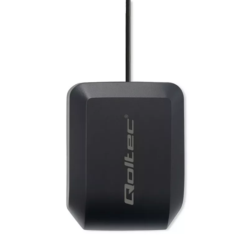 GPS/GLONASS antena QOLTEC 28 dBi 50 W ar SMA taisnleņķa savienotāju