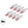 Tīkla spraudnis ShiverPeaks 75011-8 Cat.6 bez instrumentiem RJ45 savienotājs, 8P8C
