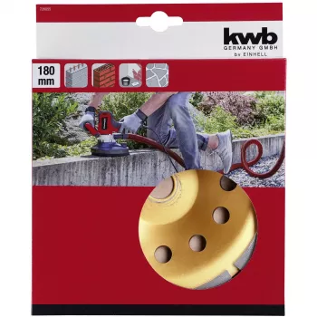 Dimanta slīpēšanas disks 180 mm EINHELL sienu un betona slīpmašīnai TE‑DW 180