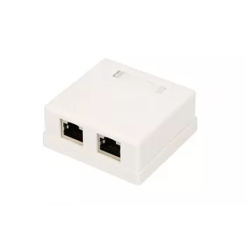 Virsmas stiprinājuma tīkla ligzda Extralink EX.9649 — 2x RJ45 Cat5e STP