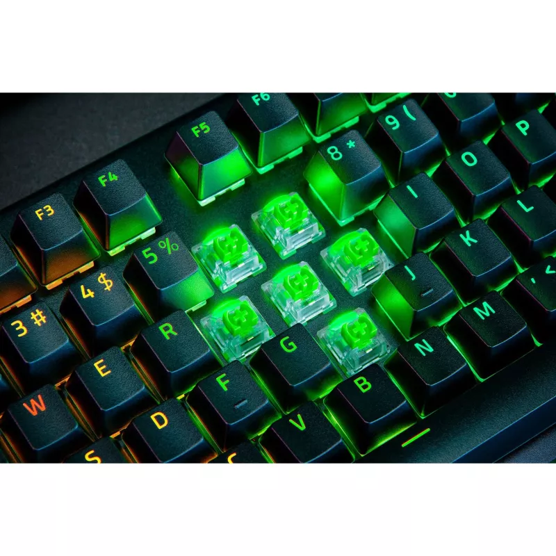 Razer MelnsWidow V4 Pro klaviatūra spēlēm USB QWERTZ vācu melna