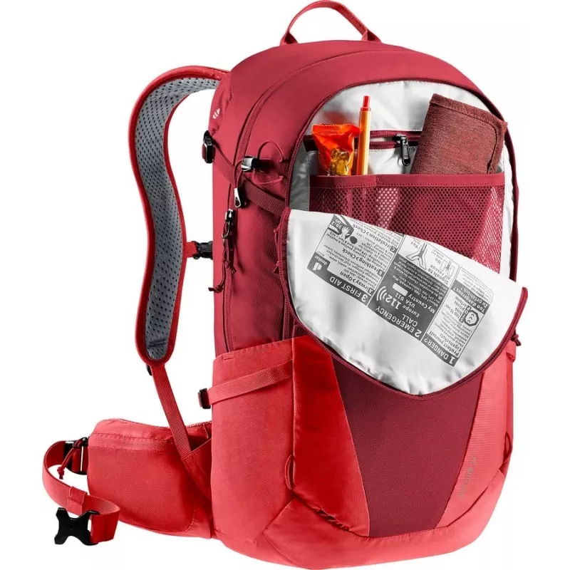Deuter Futura 27 Sieviešu pārgājienu mugursoma Sarkana