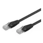 Wentronic Goobay CAT 5e pārlādes kabelis, U/UTP, melns, 0,25 m - CCA vara maisījums (68703)