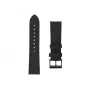 Ādas pulksteņa siksna FIXED FIXLST-22MM-BK — 22 mm, ātri noņemama, melna