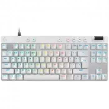 LOGITECH G PRO X TKL RAPID spēļu tastatūra - BALTA - US INT'L - USB - EMEA28i-935 - LINEĀRA