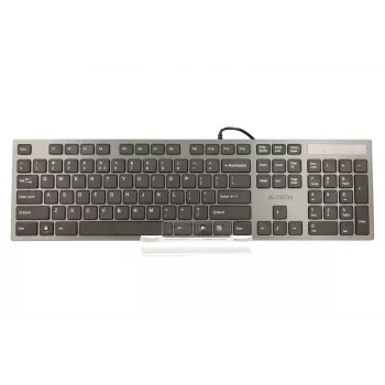 A4Tech KV-300H tastatūra USB QWERTY Melna, Pelēka