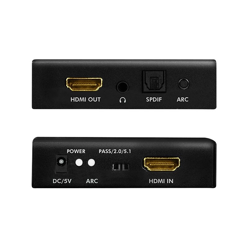 HDMI audio ekstraktors 2CH/5.1CH, 4K/60Hz