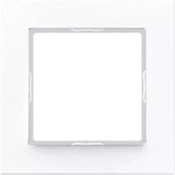 Sienas slēdžu pārsega plāksne JUNG AC 581 WW Balta, duroplasts, 84×84 mm
