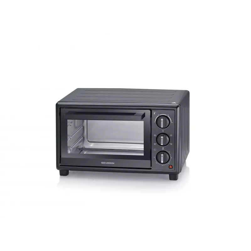 Elektriskā galda krāsniņa SEVERIN TO 2079 — 20 L tilpums, 1600 W, melna