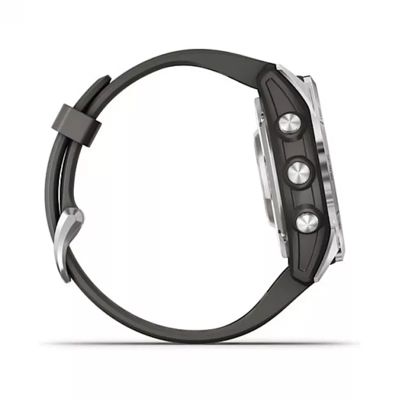 Garmin fēnix 7S Pro 3.05 cm (1.2) MIP 42 mm Digitāls 240 x 240 pikseļi Skārienjūtīgs Sudraba Wi-Fi GPS (satelīts)