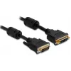 DVI-I kabelis DeLOCK 83106 1 m melns