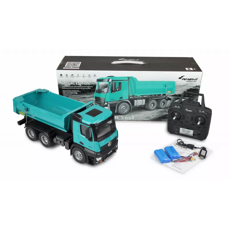 Amewi 22533 tālvadības RC modeļa pašizgāzējs Elektriskais motors 1:14 (22533)