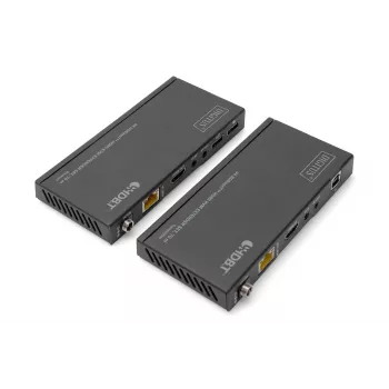 KVM paplašinātāja komplekts Digitus 4K HDBaseT HDMI 70 m ar vadu