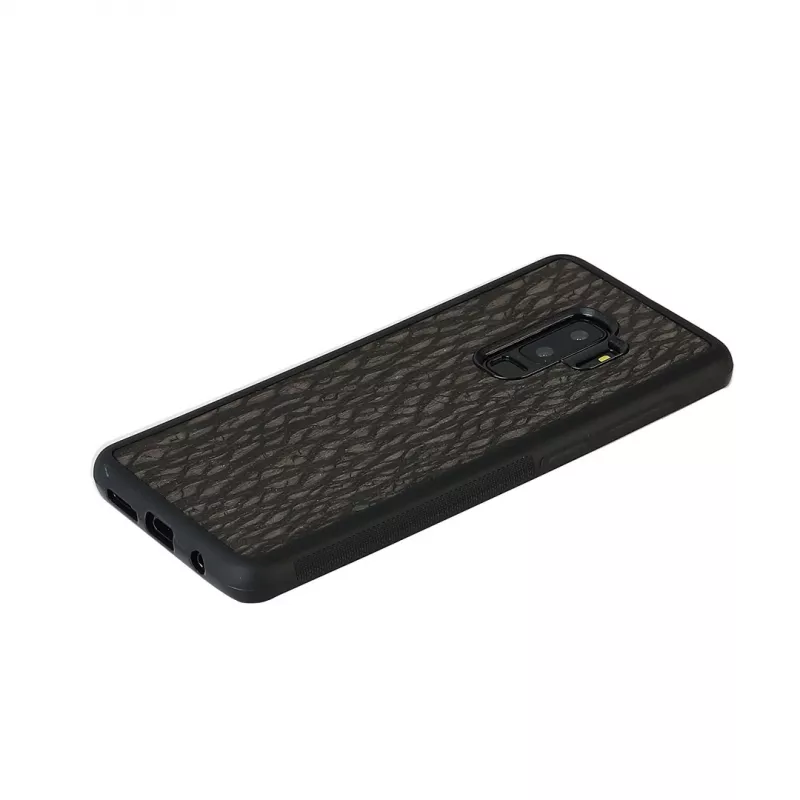Viedtālruņa maciņš man and wood Galaxy S9 Plus — ogles melns