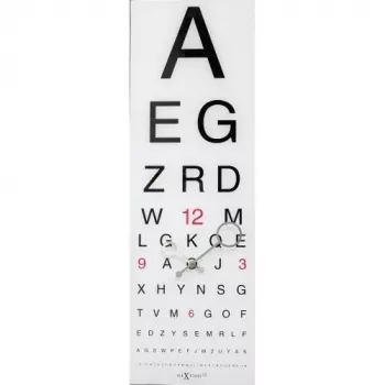 NeXtime pulkstenis 3067 Eyesight, 75x25,4 cm, Siena, Balts/Melns