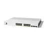 Cisco Catalyst 1300-24P-4X pārvaldīts slēdzis, 24 porti GE, PoE, 4x10GE SFP+, ierobežota mūža aizsardzība (C1300-24P-4X)