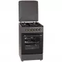 MPM MPM-56-KRM-13 gāzes / elektriskā plīts, melna