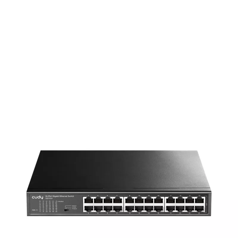 Cudy GS1024 tīkla slēdzis Gigabit Ethernet (10/100/1000) Melns