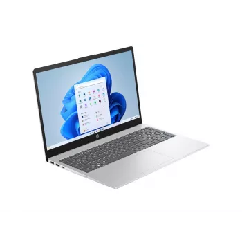 Portatīvais dators HP 15-fc0043ny — Ryzen 3 5425U, 15,6 collu FHD, 8GB DDR4, 256GB SSD, Vega 6, Windows 11, dabīgais sudrabs