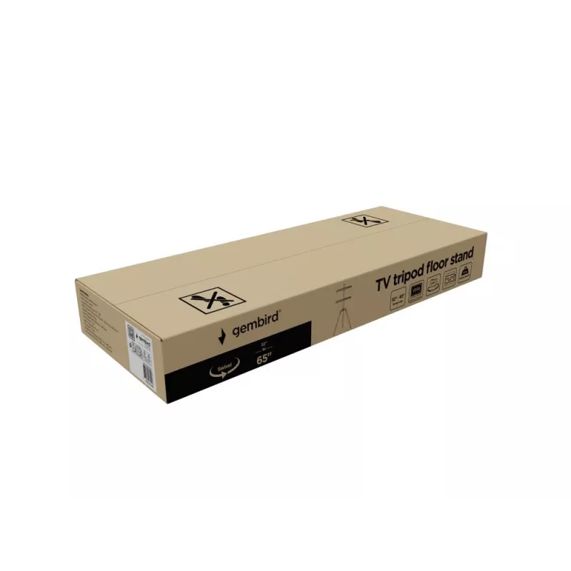 TV statīva piederumu grīdas statīvs 32-65/TRIPOD TVS-65S-01 Gembird
